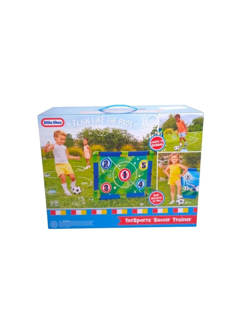 Little Tikes Soccer Trainer And Football Pass Bundle